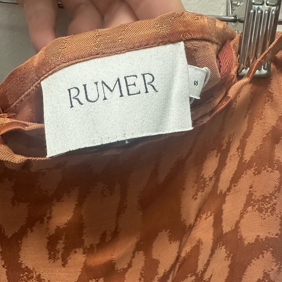 NWT! Revolve X Rumer the Label Animal Wrap Pant - Rust. Size Small. $270 - Picture 6 of 9